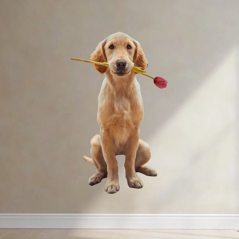 Custom – Pet Die-Cut RealBig – Reusable Vinyl Wall Decal