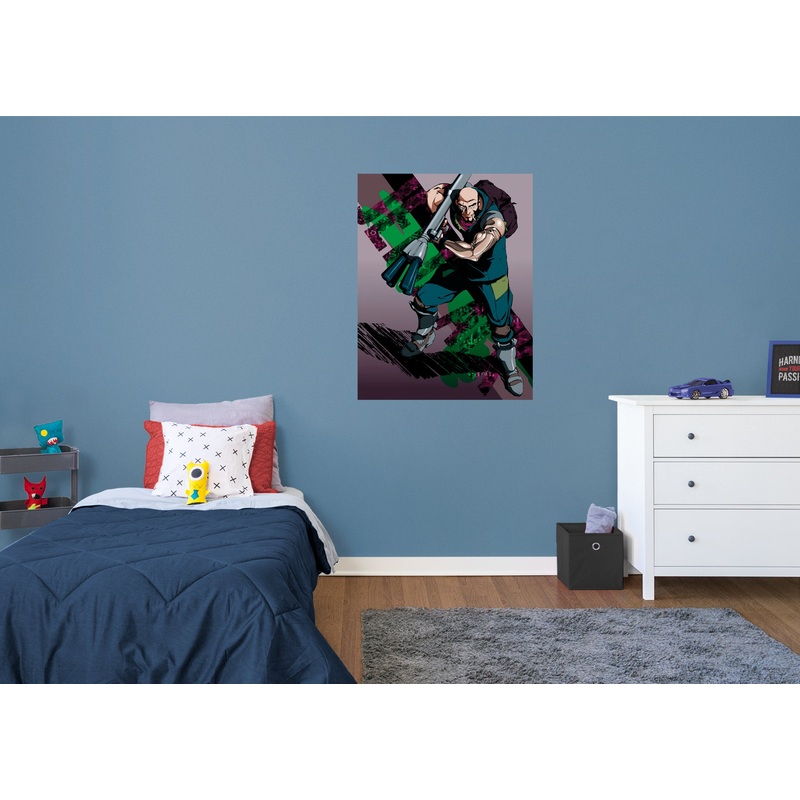 Jet Black – Peel & Stick Poster – Official Funimation – Cowboy Bebop – Reusable Vinyl Wall Decal