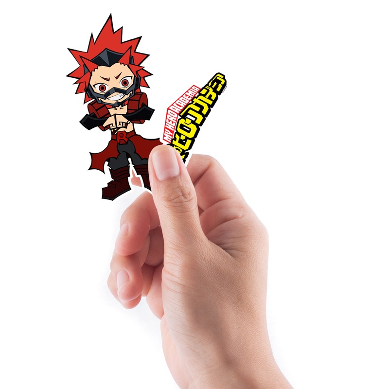 KIRISHIMA – 5 Minis (Mixed Sizes) – Official Funimation – My Hero Academia – Reusable Vinyl Decals