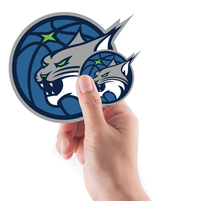 Minnesota Lynx – 5 Logo Minis (Mixed Sizes) – Official WNBA – Reusable Vinyl Decals