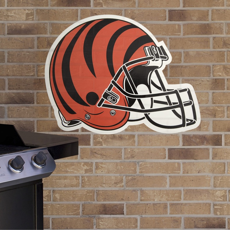 Cincinnati Bengals – Helmet – Outdoor Wall Decals – Official NFL – Scratch Resistant Alumigraphics Smooth