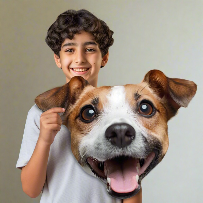 Custom – Big Head (Pet) – Cardstock Cutout