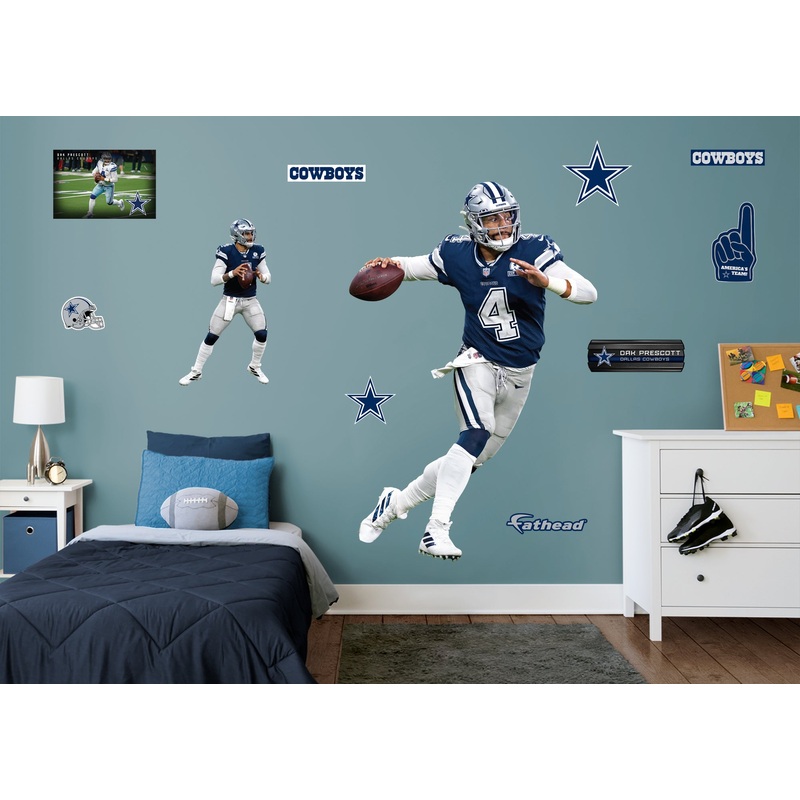 Dak Prescott – RealBig Collection – Official NFL – Dallas Cowboys – Reusable Vinyl Wall Decals #2