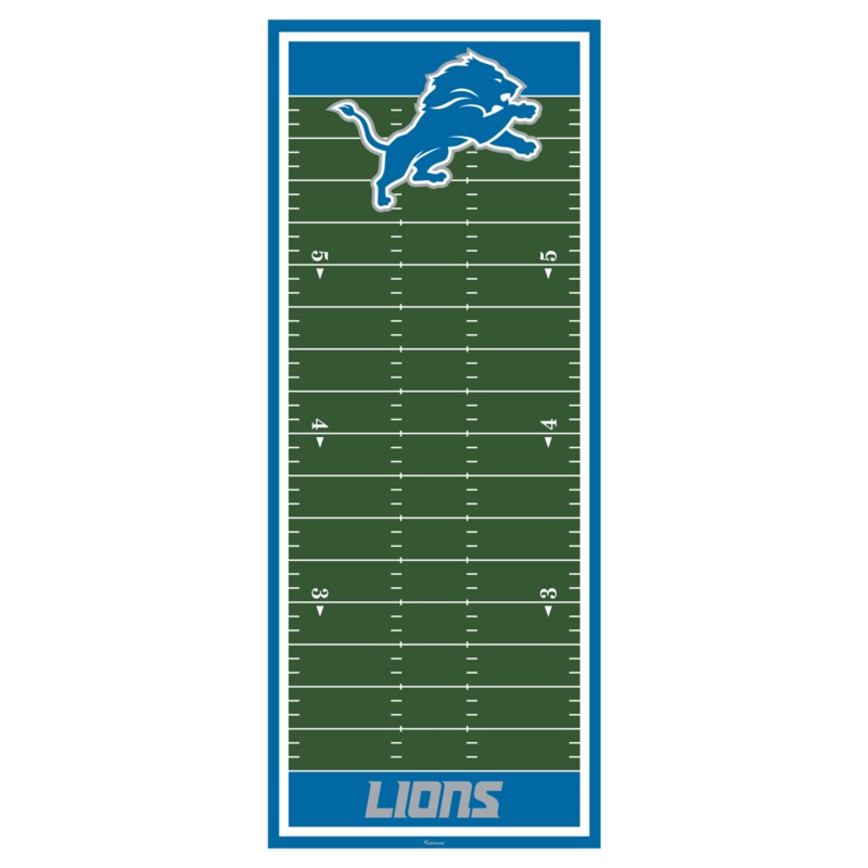 Detroit Lions – Growth Chart – Official NFL – Reusable Vinyl Wall Decal #2
