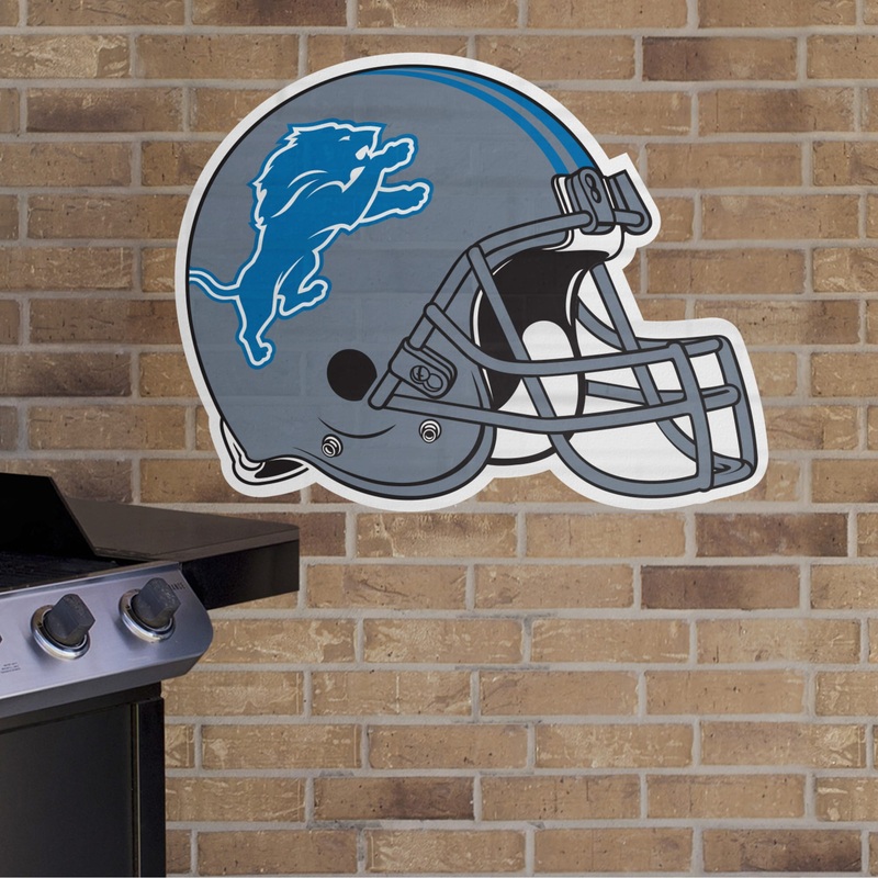 Detroit Lions – Helmet – Outdoor Wall Decals – Official NFL – Scratch Resistant Alumigraphics Smooth