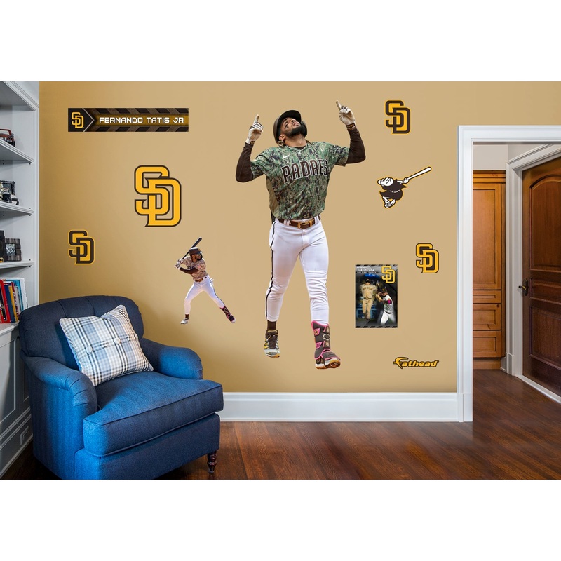 Fernando Tatis Jr. – RealBig Sky Point Collection – Official MLB – San Diego Padres – Reusable Vinyl Wall Decals