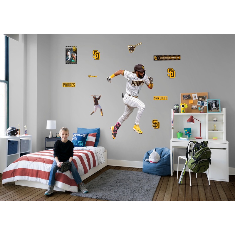 Fernando Tatis Jr. – RealBig Speed Collection – Official MLB – San Diego Padres – Reusable Vinyl Wall Decals
