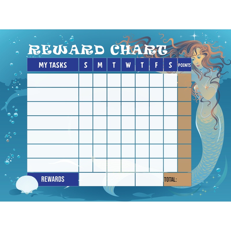 Magical Creatures: Mermaid Bubbles Dry Erase        –   Removable Wall   Adhesive Decal
