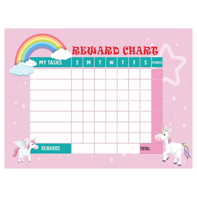 Magical Creatures: Unicorn Rainbow Dry Erase        –   Removable Wall   Adhesive Decal