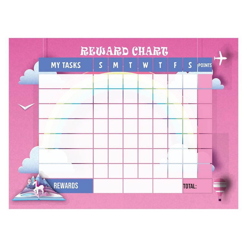 Magical Creatures: Unicorn Story Dry Erase        –   Removable Wall   Adhesive Decal