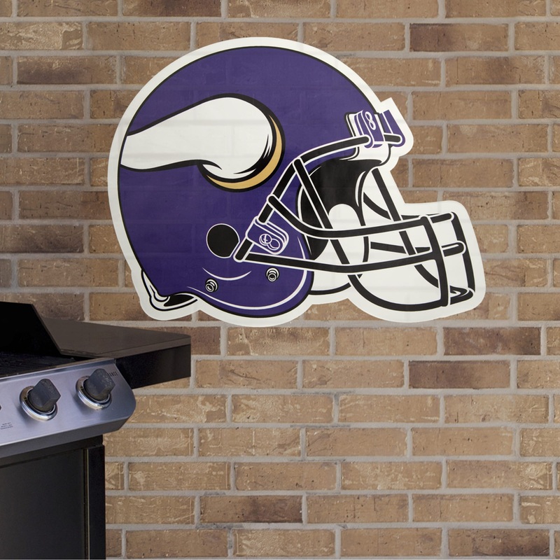 Minnesota Vikings – Helmet – Outdoor Wall Decals – Official NFL – Scratch Resistant Alumigraphics Smooth