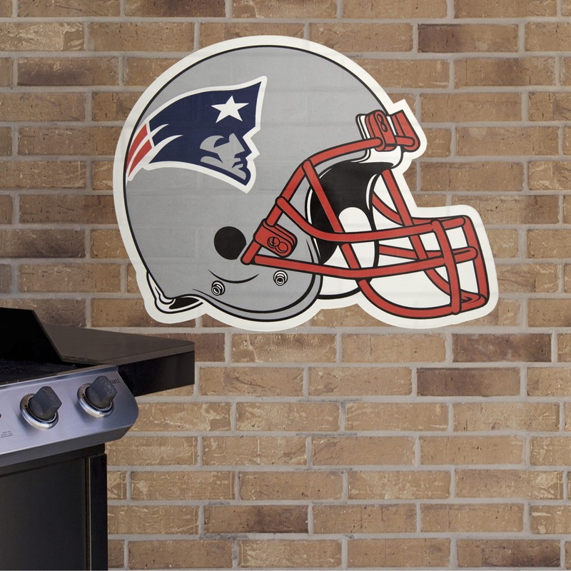 New England Patriots – Helmet – Outdoor Wall Decals – Official NFL – Scratch Resistant Alumigraphics Smooth