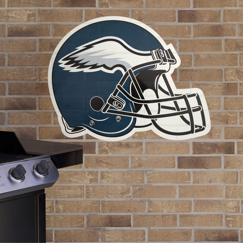 Philadelphia Eagles – Helmet – Outdoor Wall Decal – Official NFL – Scratch Resistant Alumigraphics Smooth #1