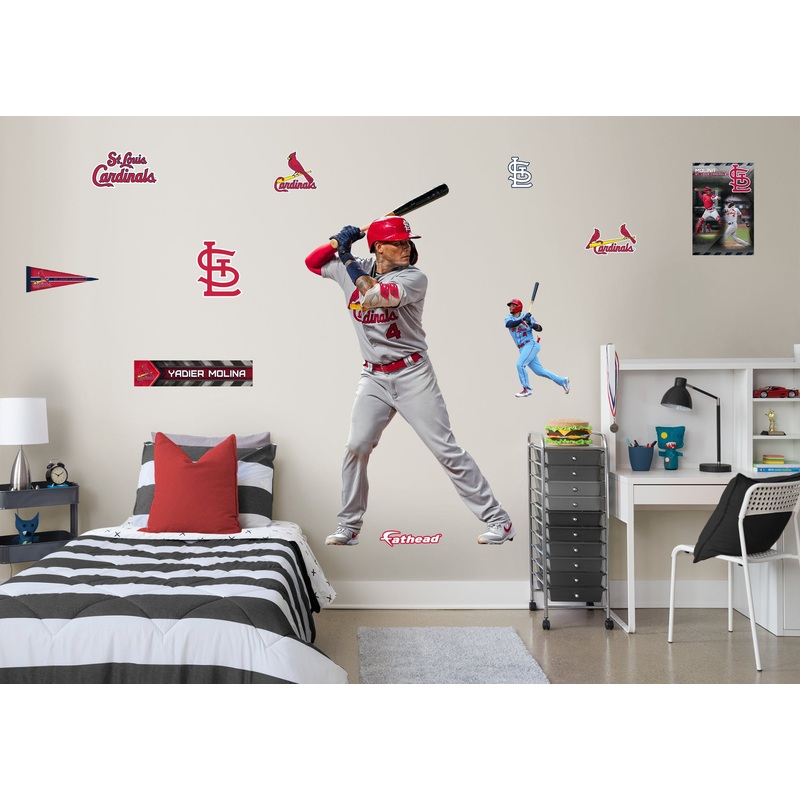 Yadier Molina – RealBig Collection – Official MLB – St. Louis Cardinals – Reusable Vinyl Wall Decals #2