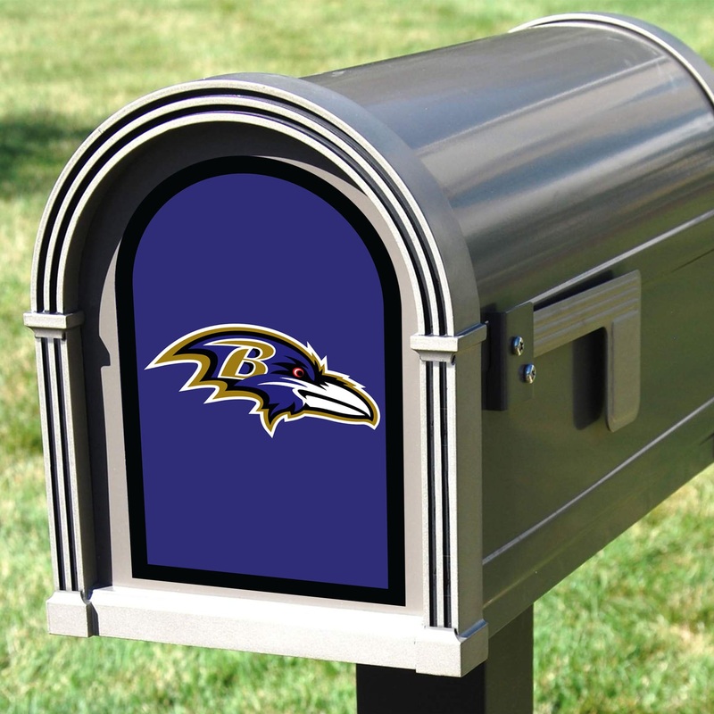 Baltimore Ravens – Mailbox Logo – Outdoor Wall Decal – Official NFL – Scratch Resistant Alumigraphics Smooth