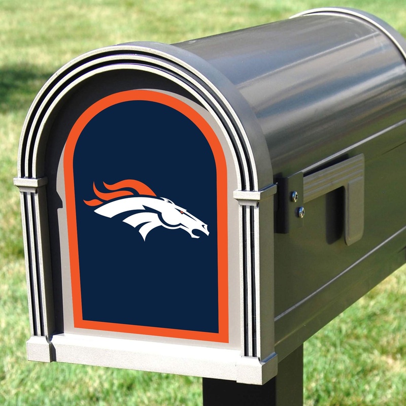 Denver Broncos – Mailbox Logo – Outdoor Wall Decal – Official NFL – Scratch Resistant Alumigraphics Smooth