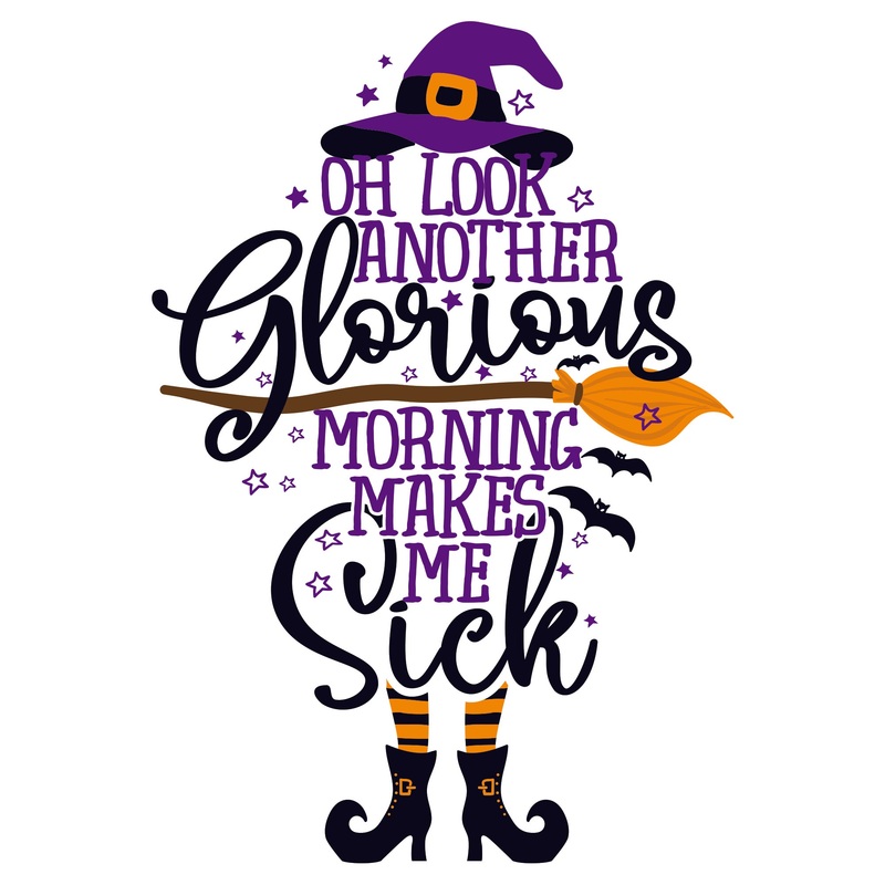 Halloween:  Another Glorious Morning Icon        –   Removable Wall   Adhesive Decal