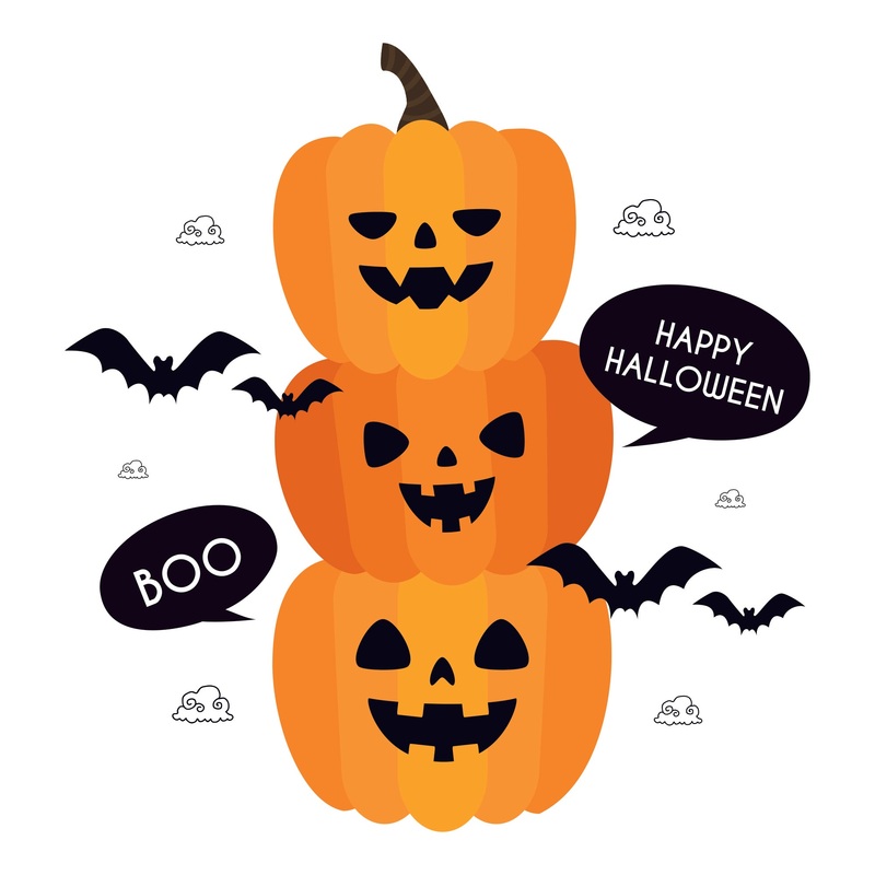 Halloween: Halloween Bats Icon        –   Removable Wall   Adhesive Decal
