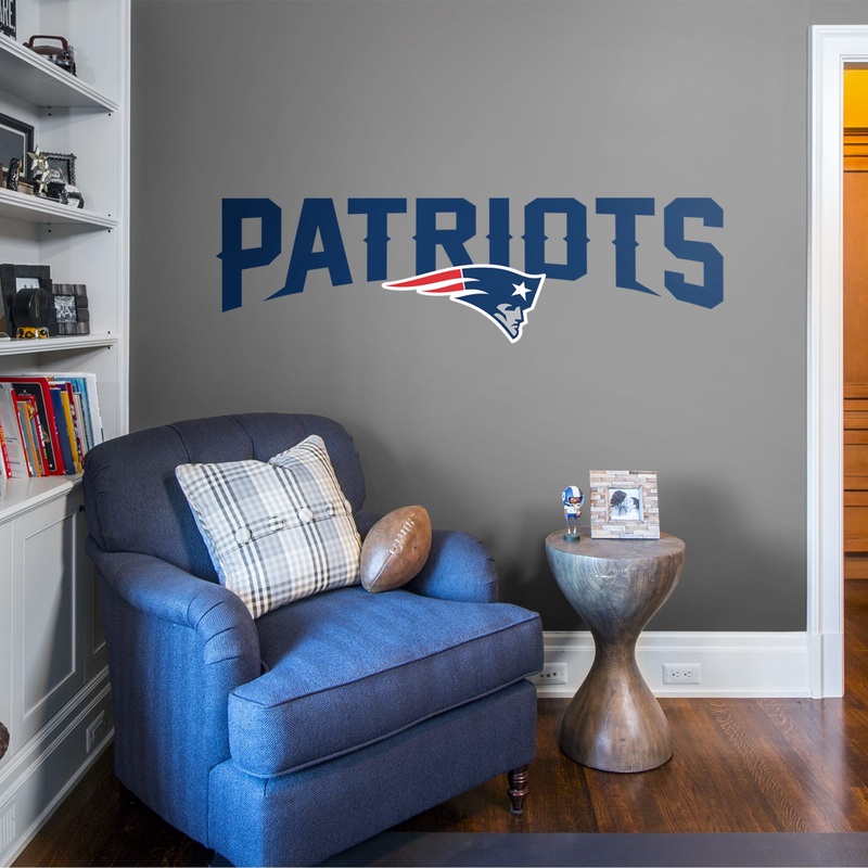 New England Patriots – RealBig Logo Collection – Official NFL – Reusable Vinyl Wall Decals