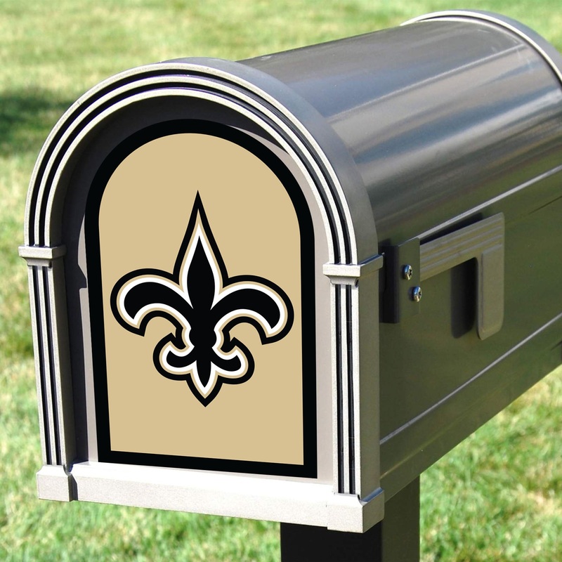 New Orleans Saints – Mailbox Logo – Outdoor Wall Decal – Official NFL – Scratch Resistant Alumigraphics Smooth