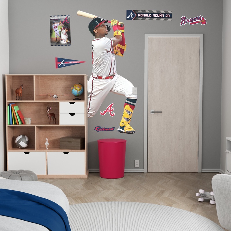 Ronald Acua Jr. – RealBig Collection – Official MLB – Atlanta Braves – Reusable Vinyl Wall Decals #2