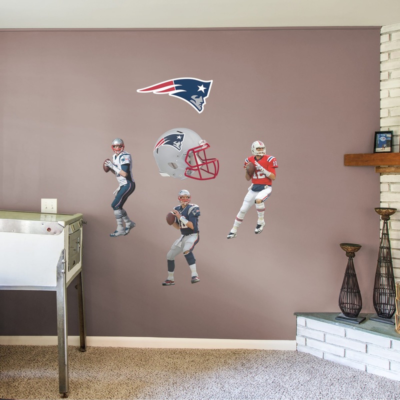 Tom Brady – RealBig Hero Pack Collection – Official NFL – New England Patriots – Reusable Vinyl Wall Decals #2