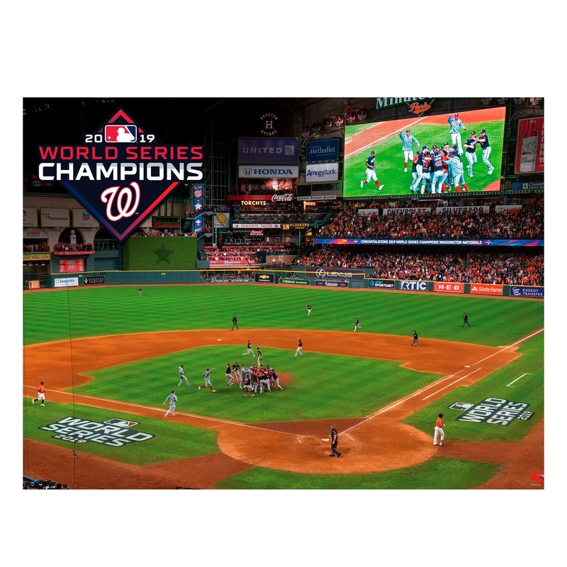 2019 World Series Celebration – Peel & Stick Poster – Official MLB – Washington Nationals – Reusable Vinyl Wall Decal