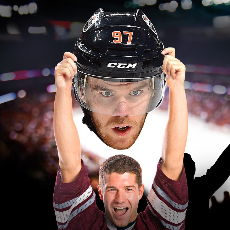 Connor McDavid – Big Head – Official NHL – Edmonton Oilers – Foam Core Cutout