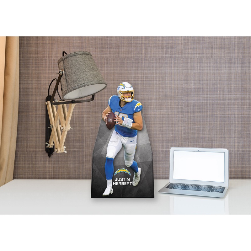 Justin Herbert – Mini Stand Out – Official NFL – Los Angeles Chargers – Cardstock Cutout