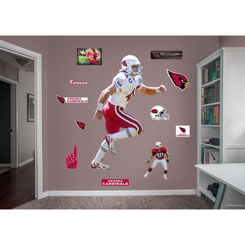 Pat Tillman – RealBig Legend Collection – Official NFL – Arizona Cardinals – Reusable Vinyl Wall Decals