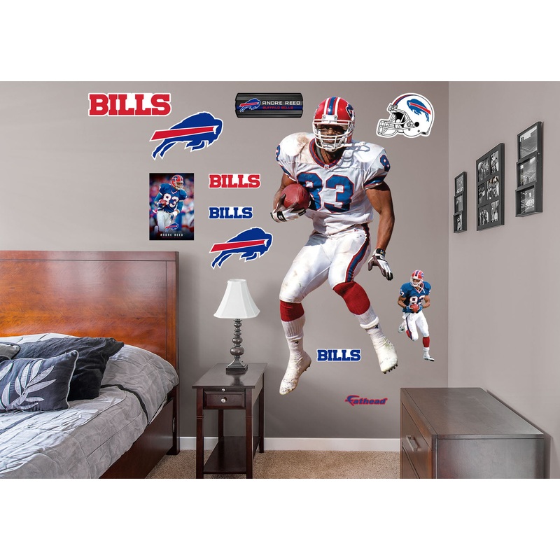 Andre Reed – RealBig Legend Collection – Official NFL – Buffalo Bills – Reusable Vinyl Wall Decals