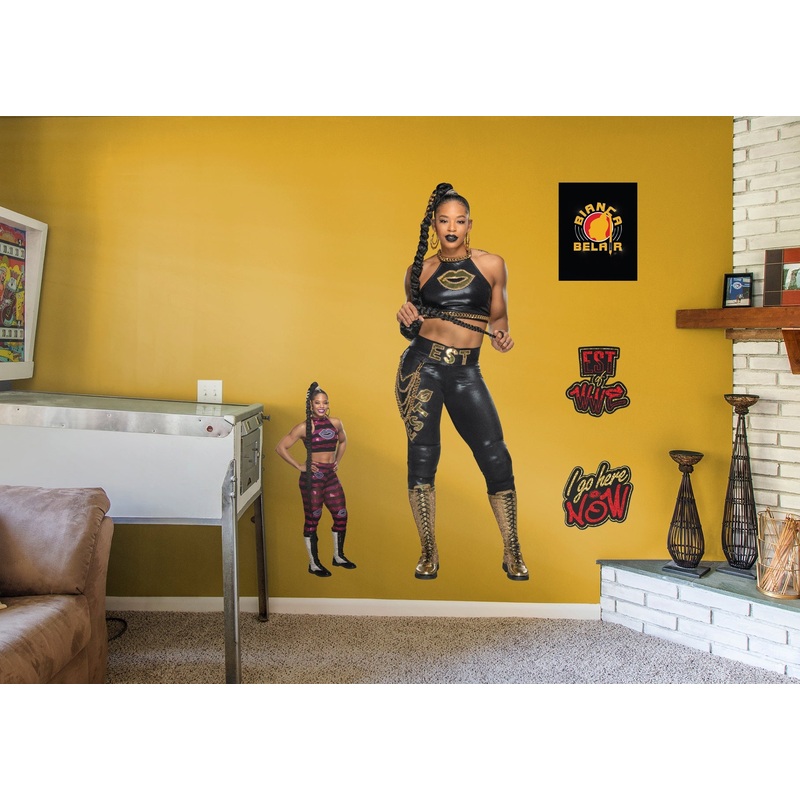 Bianca Belair – RealBig Collection – Official WWE – Reusable Vinyl Wall Decals