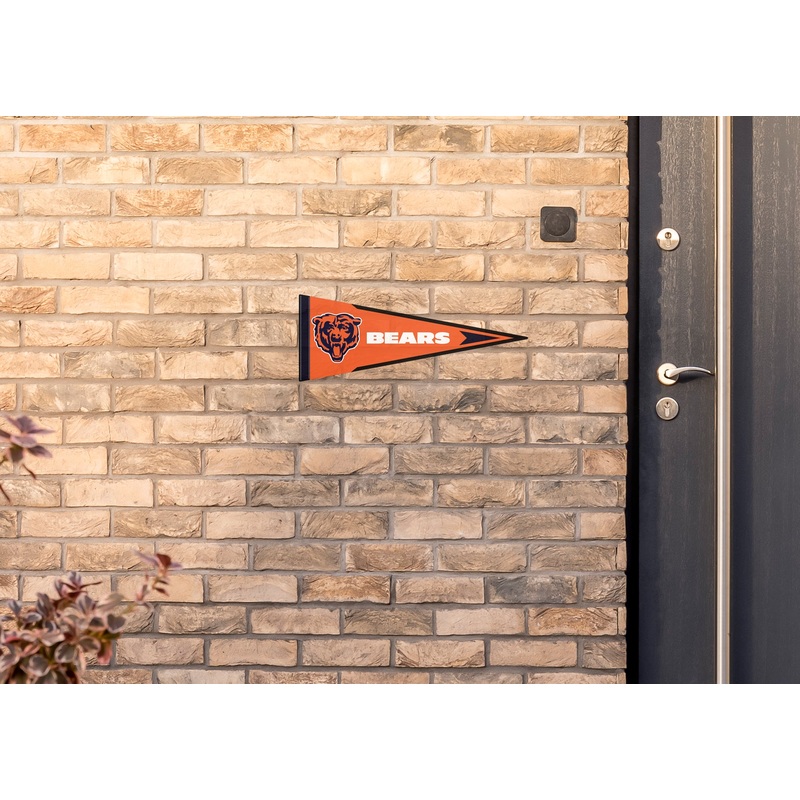 Chicago Bears – Pennant – Outdoor Wall Decal – Official NFL – Scratch Resistant Alumigraphics Smooth