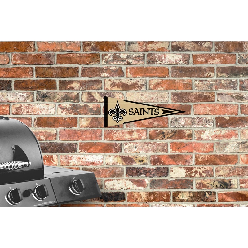 New Orleans Saints – Pennant – Outdoor Wall Decal – Official NFL – Scratch Resistant Alumigraphics Smooth