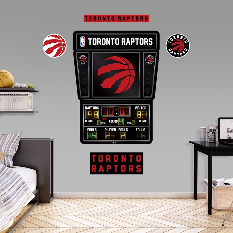 Toronto Raptors – RealBig Scoreboard Collection – Official NBA – Reusable Vinyl Wall Decals