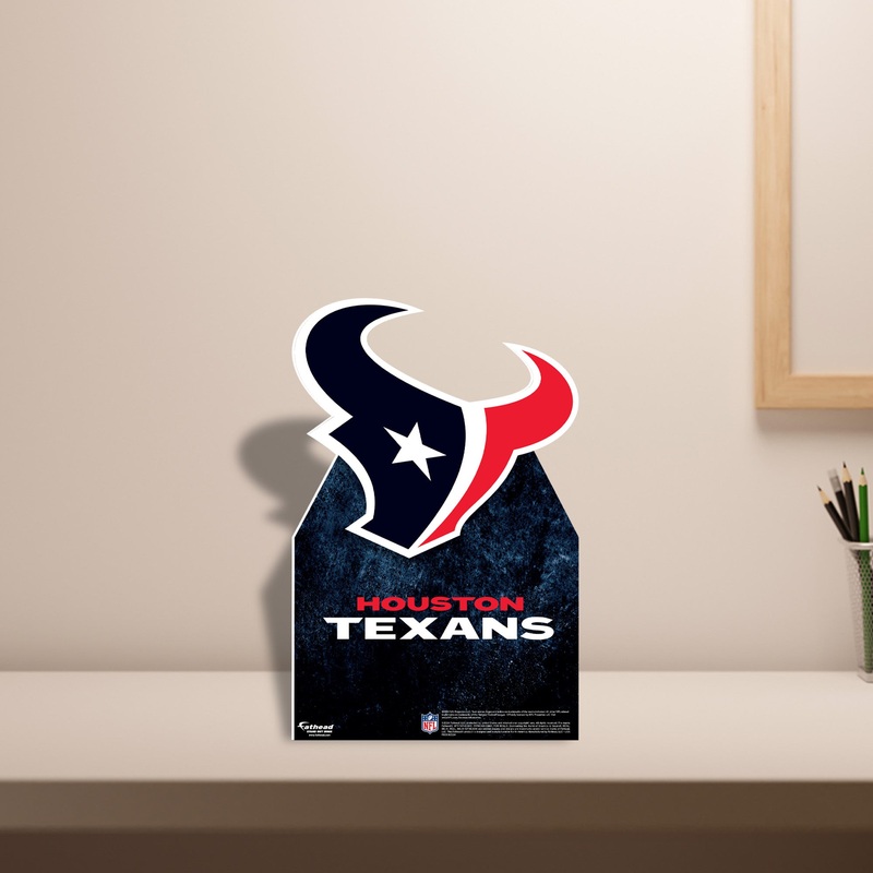 Houston Texans Logo – Mini Stand Out – Official NFL – Cardstock Cutout