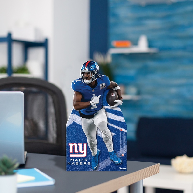 Malik Nabers – Mini Stand Out – Official NFL – New York Giants – Cardstock Cutout