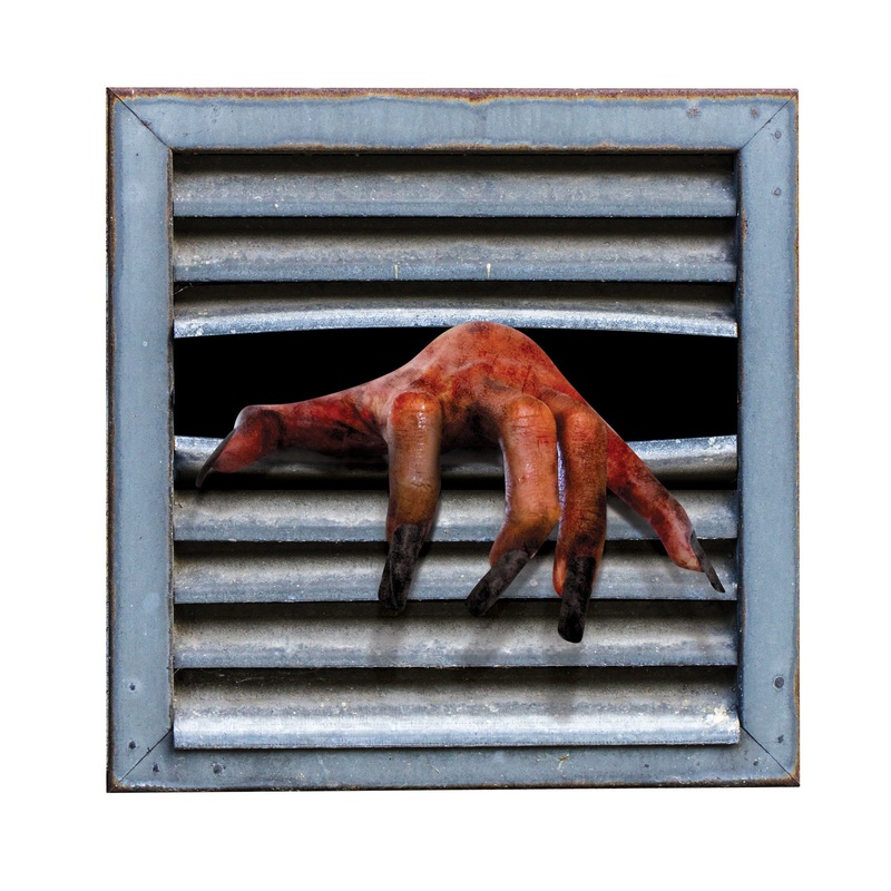 Halloween:  Demon in the Vent        –   Removable     Adhesive Decal