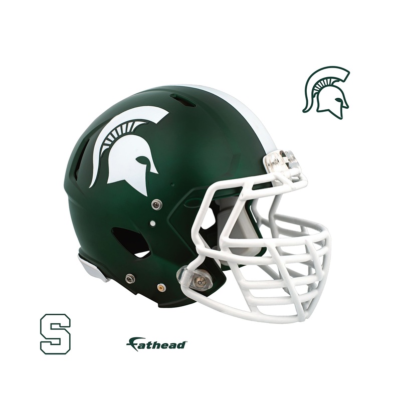 Michigan State Spartans – RealBig Helmet Collection – Official NCAA – Michigan State University – Reusable Vinyl Wall Decals