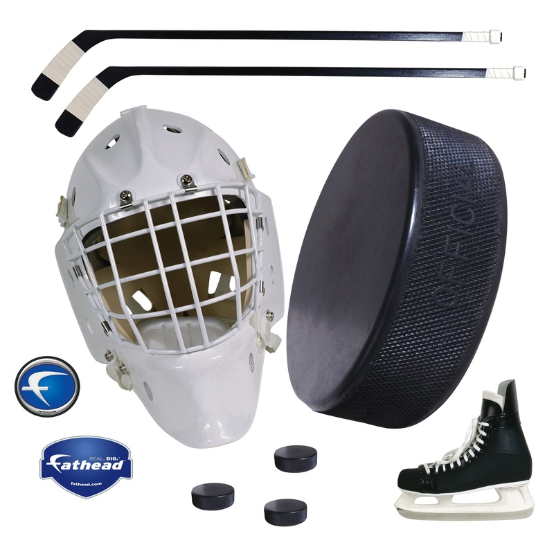 Sports: Hockey Assorted Graphics        –   Removable     Adhesive Decal