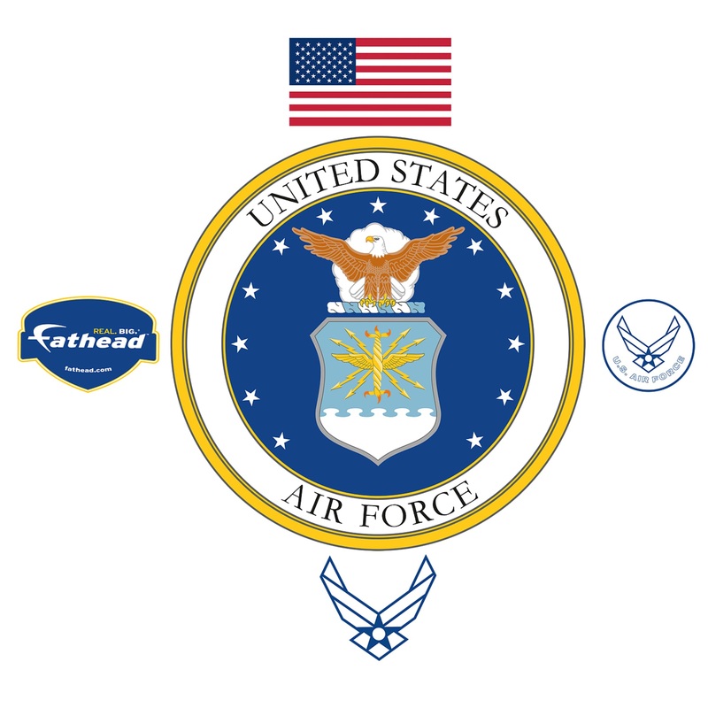 U.S. Air Force: Seal Icon        – Officially Licensed Air Force Removable     Adhesive Decal