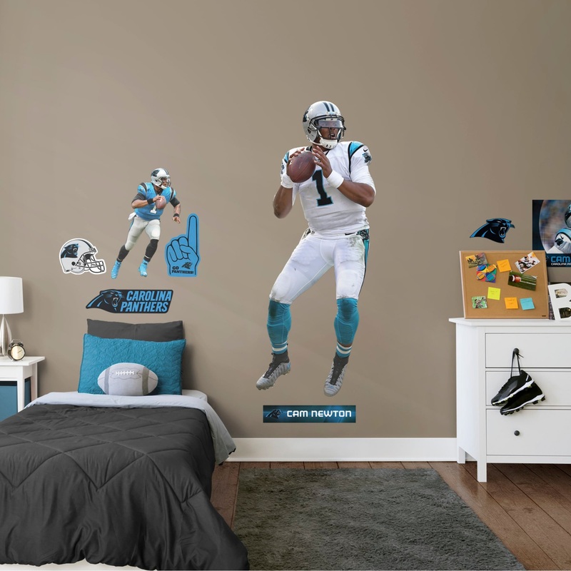 Cam Newton – RealBig Collection – Official NFL – Carolina Panthers – Reusable Vinyl Wall Decals #2