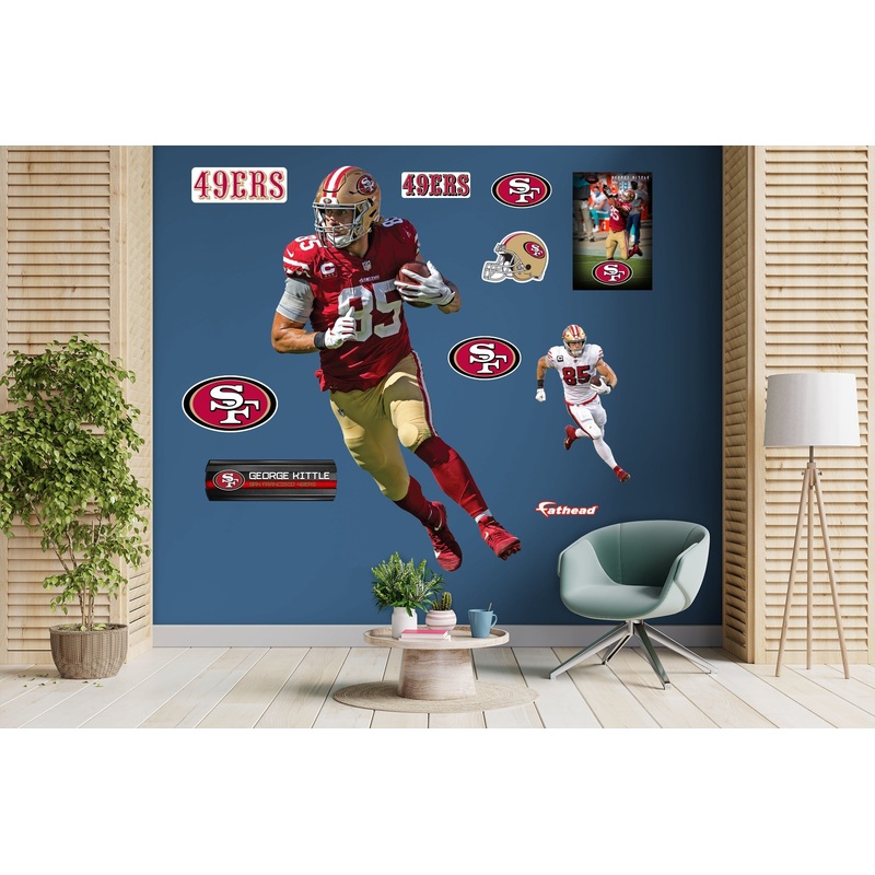 George Kittle – RealBig Collection – Official NFL – San Francisco 49ers – Reusable Vinyl Wall Decals #2