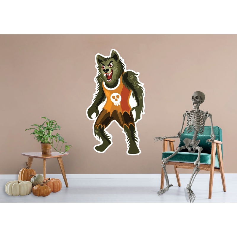 Halloween: Werewolf Icon        –   Removable     Adhesive Decal