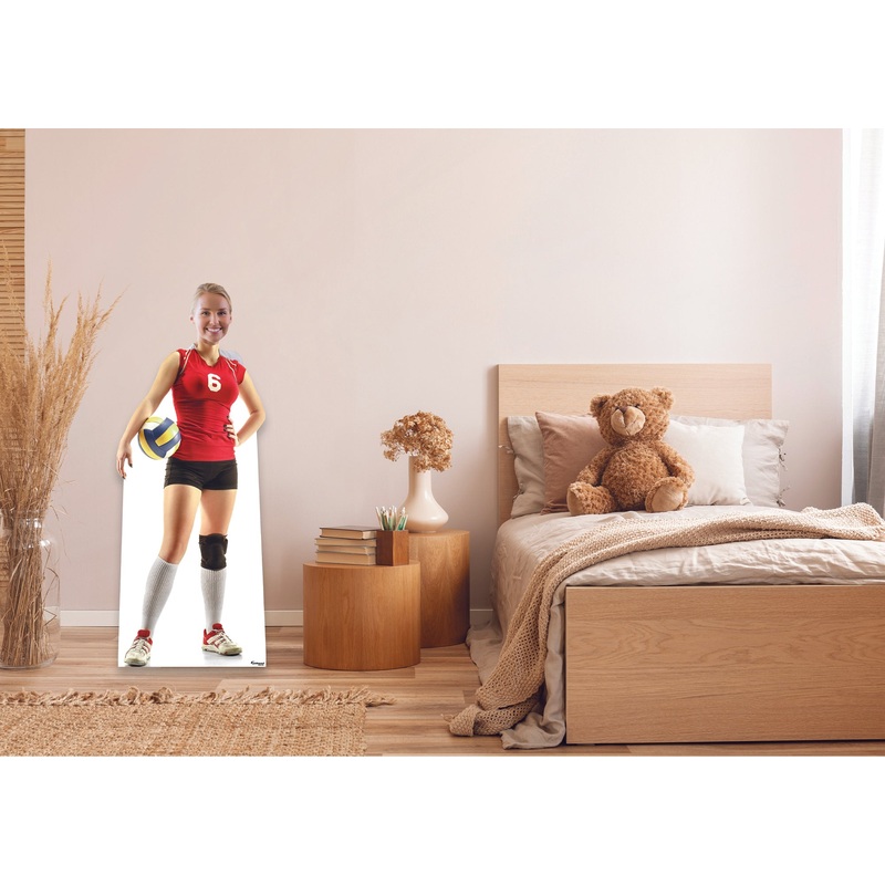 Sports: Volleyball Stand In Life-Size Foam Core Cutout – Stand Out