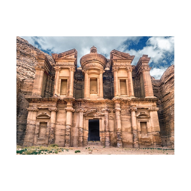 Popular Landmarks: Petra Realistic Poster – Removable Adhesive Decal