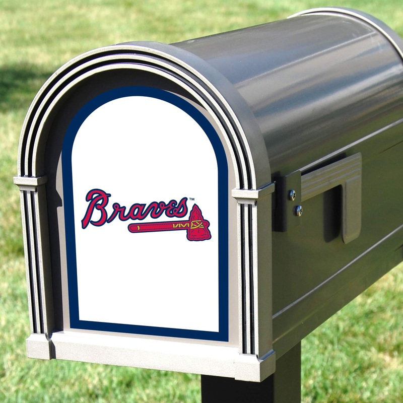 Atlanta Braves – Mailbox Logo – Outdoor Wall Decal – Official MLB – Scratch Resistant Alumigraphics Smooth