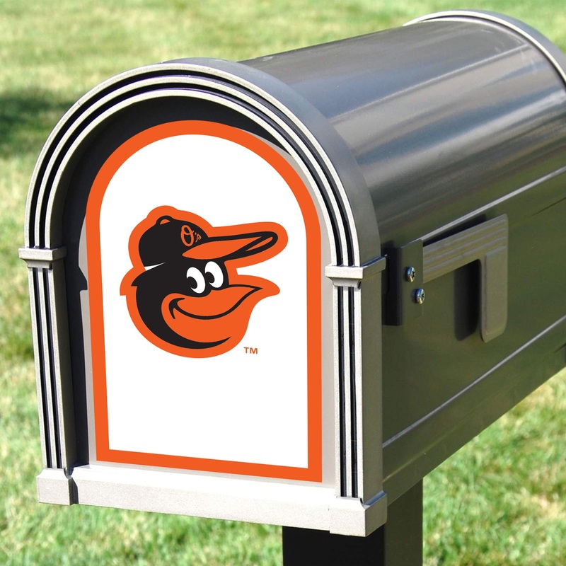 Baltimore Orioles – Mailbox Logo – Outdoor Wall Decal – Official MLB – Scratch Resistant Alumigraphics Smooth