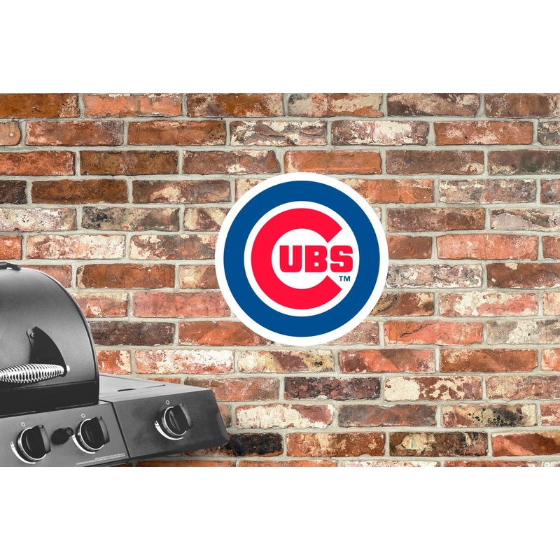 Chicago Cubs – Logo – Outdoor Wall Decals – Official MLB – Scratch Resistant Alumigraphics Smooth