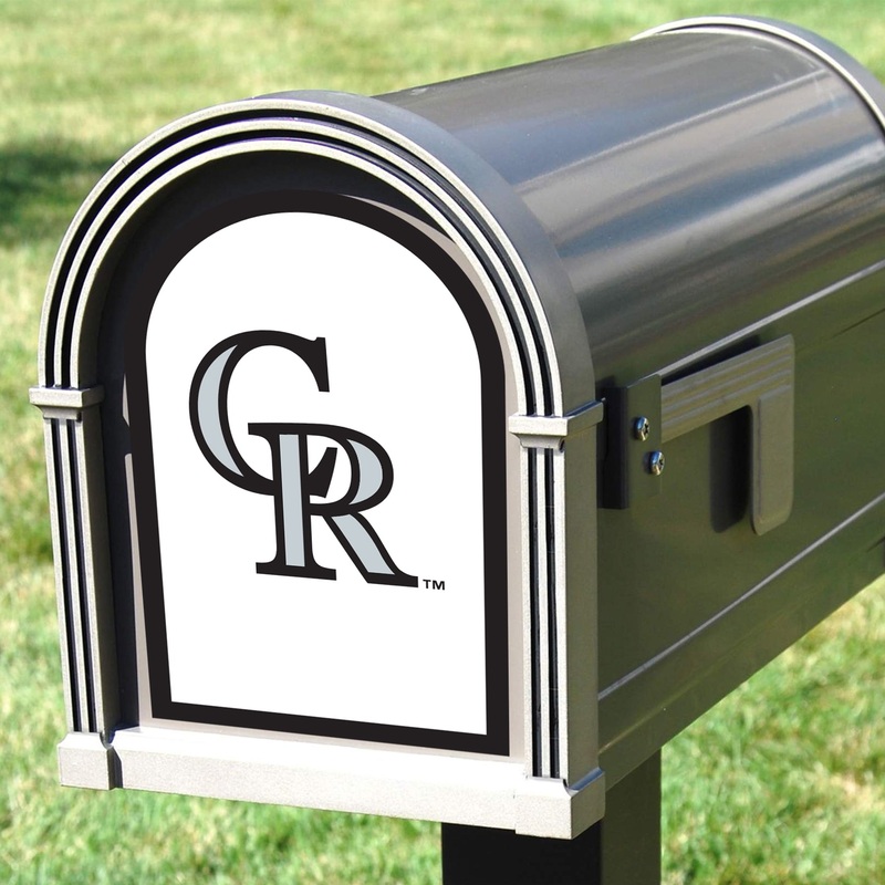 Colorado Rockies – Mailbox Logo – Outdoor Wall Decal – Official MLB – Scratch Resistant Alumigraphics Smooth